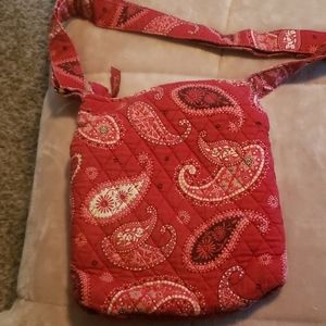 🌞 Red multi pocket shoulder purse